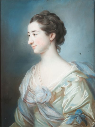 Retrato de Elizabeth Thornton, 1755 de Francis Cotes